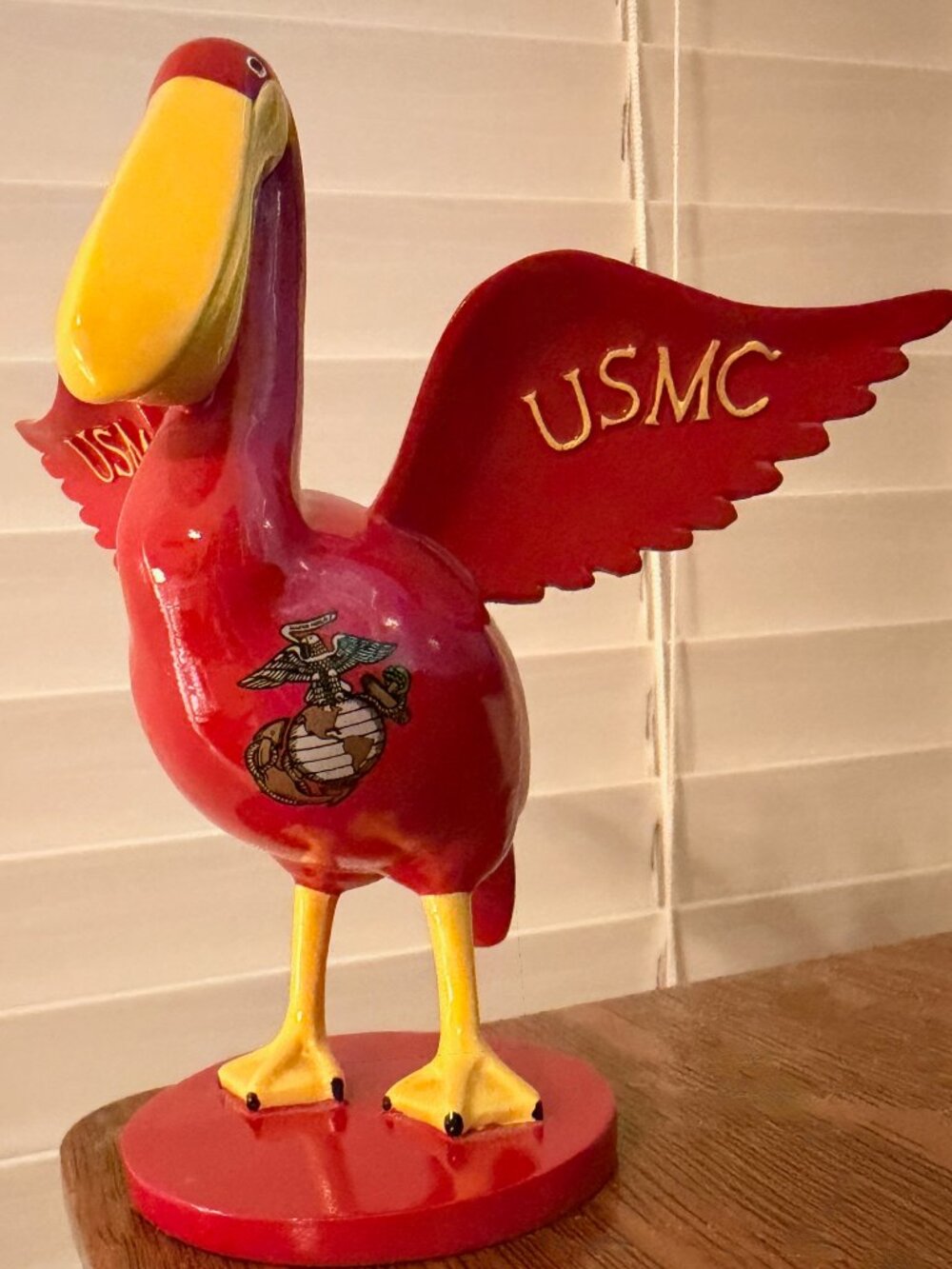 USMC Marines Pelican Figurine Pelicans in Paradise Replica Pensacola PNJ